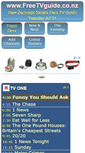 Mobile Screenshot of m.freetvguide.co.nz