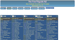 Desktop Screenshot of freetvguide.co.nz