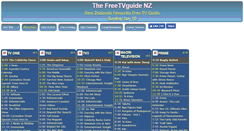 Desktop Screenshot of ewww.freetvguide.co.nz